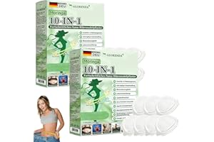 YESTREE Glorenda Moringa NAD+10-in-1 Nano-Mikronadel-Patch, Natürliches Abnehmpflaster, Glorenda Nano Needle Plaster, Lang Anhaltende Nano Mikronadelpflaster, für Männer und Frauen (2 Stück)
