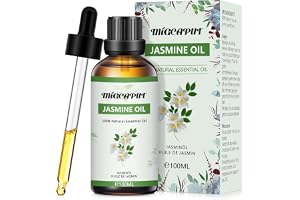 MIGCAPUT Jasmin Eteriska Oljor 100ML, 100% Naturlig Aromaterapi Doftoljor, Premium Jasminolja Aromatisk Olja för Diffusor, SP