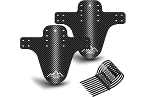 NICEDACK Vélo Fender - 2 Pièce de Montagne Garde-Boue VTT Garde-Boue Avant et Arrière pour Vélo BMX