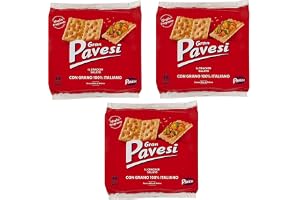 3 x Gran Pavesi Crackers salati saltkakor 560 g kex bakverk