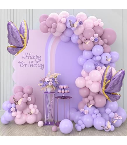 Set di palloncini con numero da 40 pollici con farfalla viola da 10 pezzi, grande palloncino colorato a forma di farfalla, per baby shower, festa di compleanno, decorazioni natalizie  15