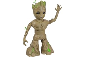 Marvel Studios I Am Groot Groove 'N Grow Groot, Figurine Interactive de 34 cm, Jouet de Super-héros