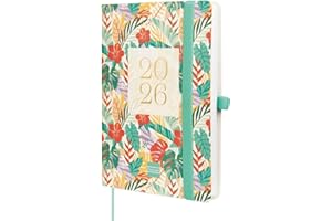 Finocam - Agenda Capri 16 Meses 2025 2026 Semana Vista Horizontal Septiembre 2025 - Diciembre 2026 (16 meses) Jungla Español