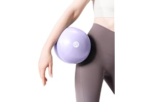 RYTMAT Anti Slip Pilates Ball Anti Burst Exercise Balls Soft Yoga Ball with Inhalation Tube 25cm Fitness Balls for Physiotherapy Gymnastics Core Training