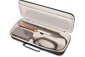 GUGANAS Hard Travel Case Compatible with Dyson Airstrait Straighteners Carrying Case for Airstrait HT01, black, Classic