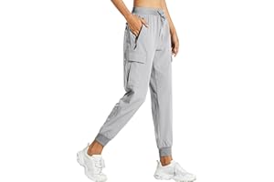Libin Pantalones Trekking Mujer Pantalón de Cargo Joggers Ligero Secado Rápido Senderismo Pantalones de Montaña Deportivos Entrenamien Casual al Aire Libre
