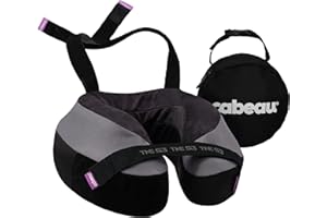 ‎CABEAU Cabeau Evolution TNE S3 Reisekissen - Nackenkissen für unterwegs - Memory-Foam-Flugzeugkissen - Nackenkissen mit Befestigungsriemen - Unterstützung für Reisen, Zuhause, Büro und Gaming (Berlin)