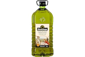 Oleoestepa - Aceite de Oliva Virgen Extra 3L – DOP Estepa – Extracción en Frío – Variedades de la Comarca– Producción Sostenible –Frituras, Guisos, Sopas Frías y Escabeches.