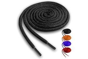 LUMAZU Round Bootlaces/Shoelaces (Pair) strong walking shoes replacement laces 100% quality durable