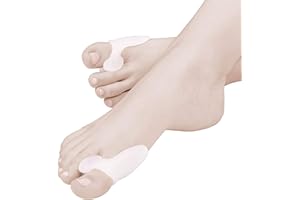 Rubberneck Écarteur d'Orteils Spécial Hallux Valgus Lot de 6 - Gel en Silicone Souple – Soulage les Douleurs Naturellement - Contre les Orteils en Marteau ou en Griffe