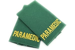 Uniform Store London Paramedic epaulettes Green ambulance medic officer epaulette sliders badges