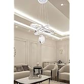 Kardelen Krom Modern Tasarım Sarkıt Led Avize 3 Renk Işık Kristal G&ouml;r&uuml;n&uuml;m Oturma Odası Yemek Odası Salon Yatak Odası