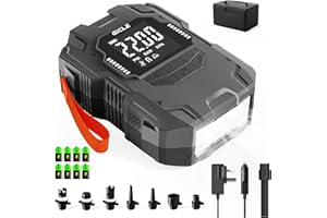 Gicle Rechargeable Paddleboard Electric Pump,Portable 22psi Sup Electric Pump Rechargeable 36W Type C Inflator And Deflator 12V DC for Paddle Board,Boat,Water Sports