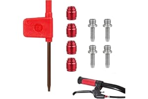 Noenaeni Bike Oil Olive Insert,4SETS Disc Brake Connecting Insert Kit for Avid Sram,Hydraulic Disc Brake Hose Fitting Tool with T8 Spanner Stealth-A-Majig Quick Install for Bicycle Brake Lines