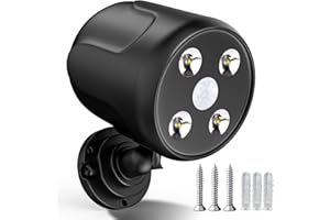 Niulab Battery Powered Outdoor LED Security Light, PIR Motion Sensor Spotlight, Weatherproof Outdoor Wall Light for Gardon Walkways Garage, Bright LED Floodlight 360° Rotation,600 Lumen