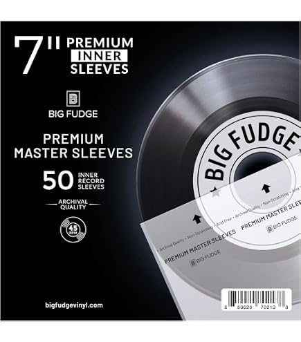 THAKKER Pochette Intérieure 12" Double Pack 100 Pièces – Antistatique Multicouche HDPE + Papier Riz, Protection Premium Vinyle LP Maxi