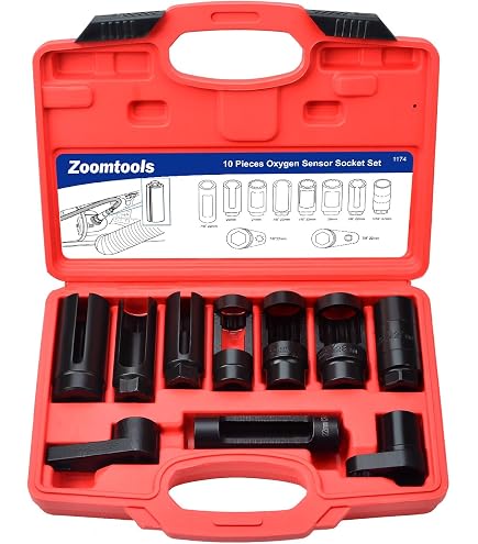7-Piece Oxygen Sensor & Oil Pressure Sending Unit Master Socket Set – 22mm, 27mm, 29mm 4 thumbnail image