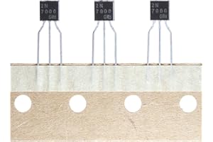 HUABAN (Paquet de 20) 2N7000 TO-92 MOSFET à canal N encapsulé en plastique 60V 0.2A 625mW