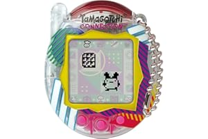 Bandai Tamagotchi Connection Digital Pet Clear Retro Shell | Tamagotchi Virtual Pet Electronic Toy With Infra-Red Connection For Shared Fun | Kids Toys For Girls And Boys Are Great Japanese Gifts