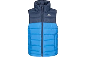 Trespass Kids Padded Gilet Oskar - Lightweight Puffer Gilet, Quilted Padded Bodywarmer with Pockets, Boys Girls Water Repellent Gilet for Outdoors, Casual Walking Travel