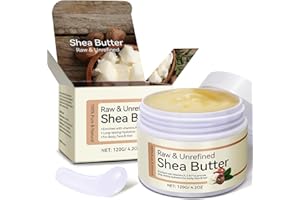 VCTSOF Organic Shea Butter for Body, Face & Hair, Raw & Unrefined Shea Butters Pure Shea Butter with vitamins A, E & F, Deeply Nourishes, Soothes, Long-Lasting Hydration