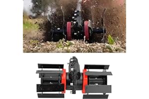 Culnflun Rueda de deshierbe, rueda de deshierbe, rueda de arado profundo, accesorio para remoción de malas hierbas sin esfuerzo, compatibilidad universal (28 mm)