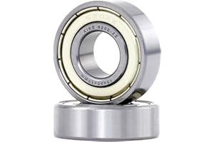 XiKe 6202ZZ Roulement à billes scellé 15x35x11mmAcier au chrome et Double joint métallique, 6202-2Z Roulements à billes à gorge profonde, Paquet de 2.