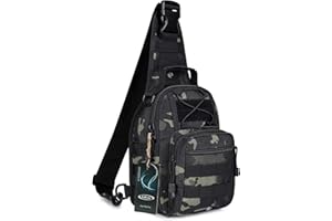 G4Free Lightweight Sling Bag Small One Strap Molle Backpack Fishing Hiking