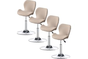 ELYSYSRL Bar Stool Cover Set of 2/4/6 Shell Back Adjustable Swivel Bar Stools Slipcover,Barstool Protector Covers for Dining Room Kitchen (Color : #7, Size : 4pcs)