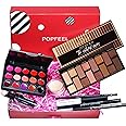 MKNZOME All in One Makeup Kit for Women Full Kit, Make-up Sets Makeup Bundle Includes Eyeshadow Palette, Lip Gloss, Concealer, Mascara, Eyeliner, Portable Travel Makeup Kit Makeup Gift Set for Women