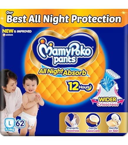Buy MAMY POKO PANTS Medium Size - Pack of 2 Online at Low Prices