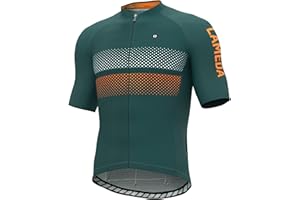 LAMEDA Kurzarm Radtrikot Herren Damen T-Shirt Atmungsaktiv Schnell Trocknen Hautfreundlich Material Funktionsshirt Jersey für Radsport Fitness Outdoor-Aktivitäten