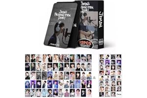 SCISSH 92 szt. V Jungkook Jimin JIN Suga J-Hope RM 60 szt. fotokartek z życzeniami kolekcja mini pocztówek Lomo i 32 szt. naklejek (Jimin Daily)