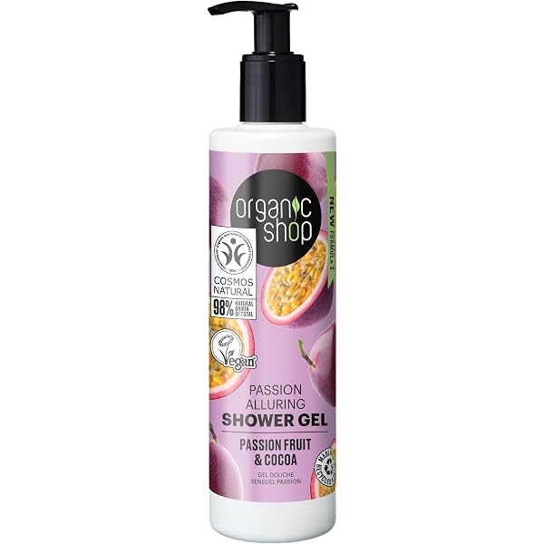 Organic Shop Duschgel Apfel & Birne | 280 Ml | 98% Natürliche Inhaltsstoffe & Vegan