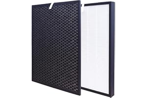 LRFDRESS HR950 oczyszczacz powietrza HEPA zamiennik filtra kompatybilny z Winix ZERO/J, modele HR950/HR1000, filtr z węglem aktywnym w porównaniu z częścią # 117130 405 * 305 * 30 mm/405 * 305 * 10 mm