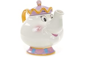 ‎PALADONE Paladone Mrs Potts Tea Pot Teekanne Keramik | offiziell lizenzierte die Schöne und das Biest produkt, 24 x 17 x 20 cm