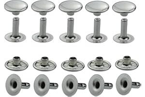 Ista Tools Rostfreie! Hohlnieten Einzelkopf 6 mm, 7 mm, 9 mm, 10 mm, 13 mm. Top Qualität! (125, RF-Hohlnieten (9x8mm) Silber, Einzelkopf)