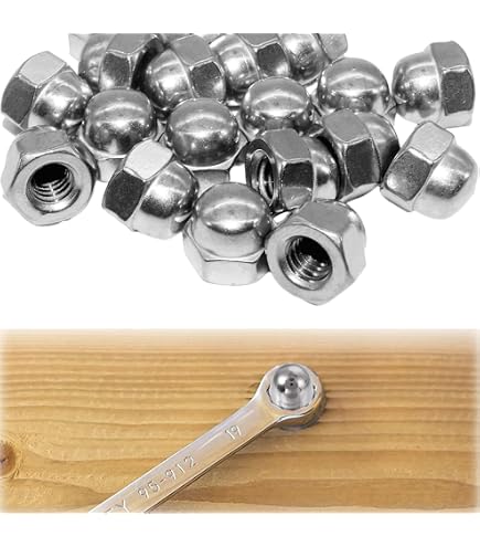 Bulloni Per Carrello M5x16 Mm Acciaio Inox A2 - DIN603, Testa Tonda, Confezione Da 25