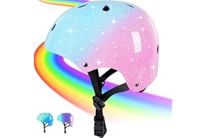 JIFAR Fahrradhelm Kinder (3-5-8-14 Jahre), Multisport-Fahrradhelm Kinder Mädchen and Jungen für Fahrrad, Scooter, Inline-Skating & Skateboarding