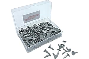 SPEEDY DIY Clavos galvanizados para techos de 13 mm (paquete de 185 g) para tejado de cobertizo, clavos galvanizados, clavos de fieltro de calidad