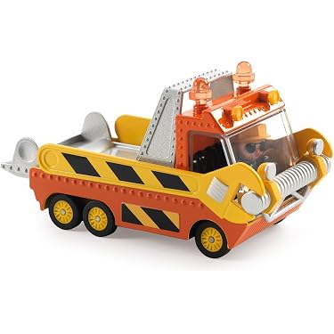 Véhicule à Chenilles 2 En 1 – Voiture Poussoir Inertie 360° Sans Pile, Cadeau Enfant 3-8 Ans Fille Garçon