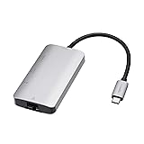 Amazon Basics – 4-in-1-USB-C-Adapter mit USB-C auf HDMI, Ethernet-Anschluss, USB 3.0 und 100 W Stromversorgung