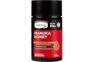 Comvita Mānuka Honey (Certified UMF™ 15+, MGO 514+) Pure & Premium, Unpasteurised Goodness From New Zealand - 250g