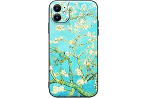 BERKIN ARTS Compatible con iPhone 11 Funda Premium Silicona Carcasa Diseño de Arte Patrón Dibujos Flor Vienen con un Protector de Pantalla (Vincent Van Gogh-Almendro en Flor)