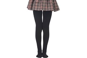 EVERSWE Girls' Winter Fleece Lined Tights, Girls' Thick Microfiber Tights