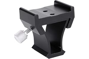 Dpofirs Teleskopsucherhalterung, Teleskophalterungshalterung Schwalbenschwanzbasis Zubehör für Teleskopsucherfernrohr, Hergestellt aus Aluminiumlegierung, CNC-Bearbeitungsoberfläche,
