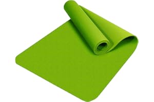 Good Times Yogamatte Gymnastikmatte Unterlegmatten rutschfest TPE hypoallergen hautfreundlich Fitnessmatte Sportmatte mit Tasche und Trageband, 183x61x0,8cm