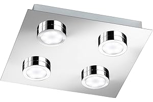 WOFI Lampada da soffitto, 25 x 4 x 25 centimeters