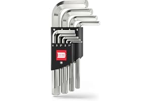 INBUS® 70150 Zestaw kluczy sześciokątnych (metryczny) 9 szt., 1,5-10 mm — wyprodukowano w Niemczech