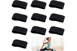 NOLACE Stretching Band, Yoga Gurt, mit 10 Schlaufen Yoga Stretching Strap 190 x 2.5CM Für Yoga, Ballet, Fitness Pilates